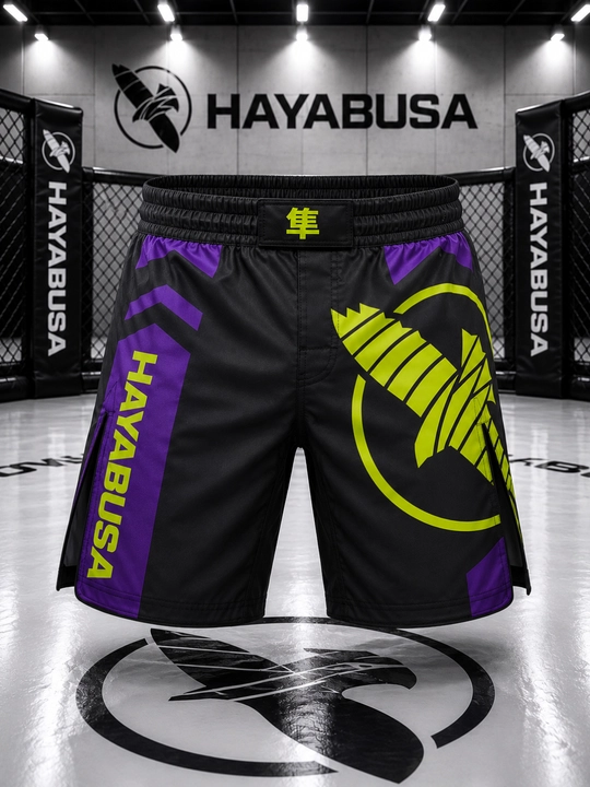 HAYABUSA MMA mashg‘ulotlar va yakkakurashlar uchun sport shortiklari, sariq - 
