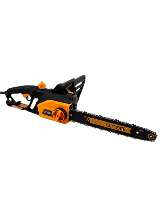 Elektr zanjirli arra DINGQI 1800 Vt, shina 16" (406 mm), zanjir tormozi 0.12 s, bak 280 ml
