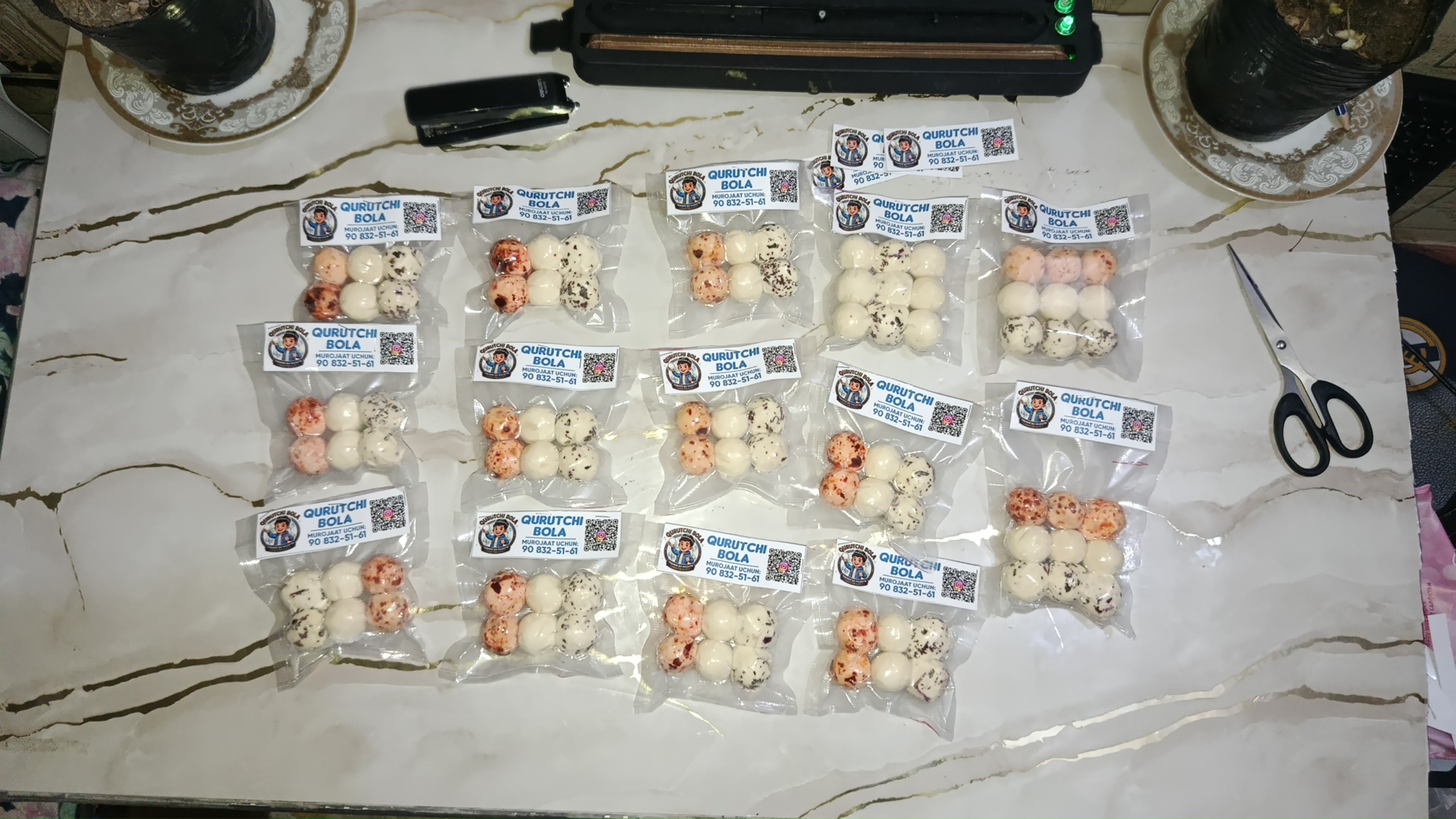 Пакеты для вакууматора рифленые, рулон для вакуумной упаковки, пищевые, прочные