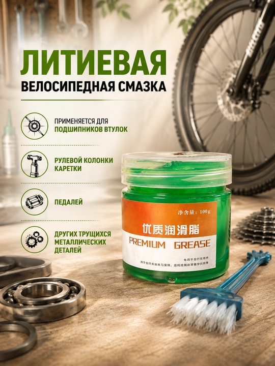 Смазка для подшипников велосипеда - 