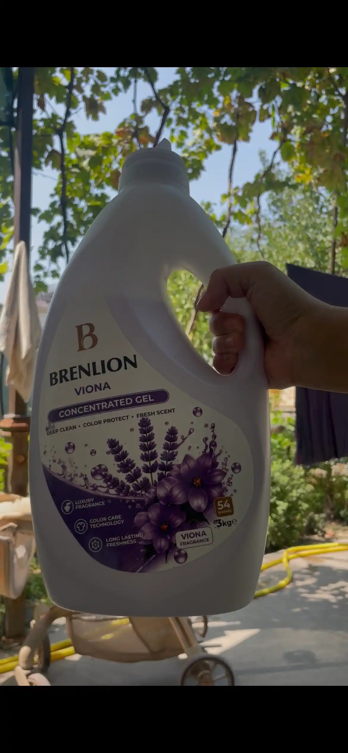 Гель для стирки Brenlion Viona 3 кг, жидкий порошок автомат для белья