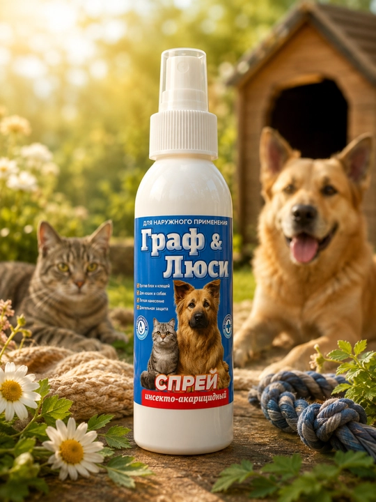 «Graf & Lyusi» hayvonlar uchun parvarish spreyi, 100 ml - 