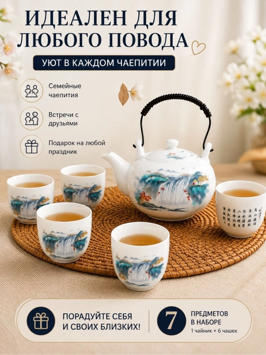 Керамический чайник 1,5 литра в форме уточки, заварочный чайник
