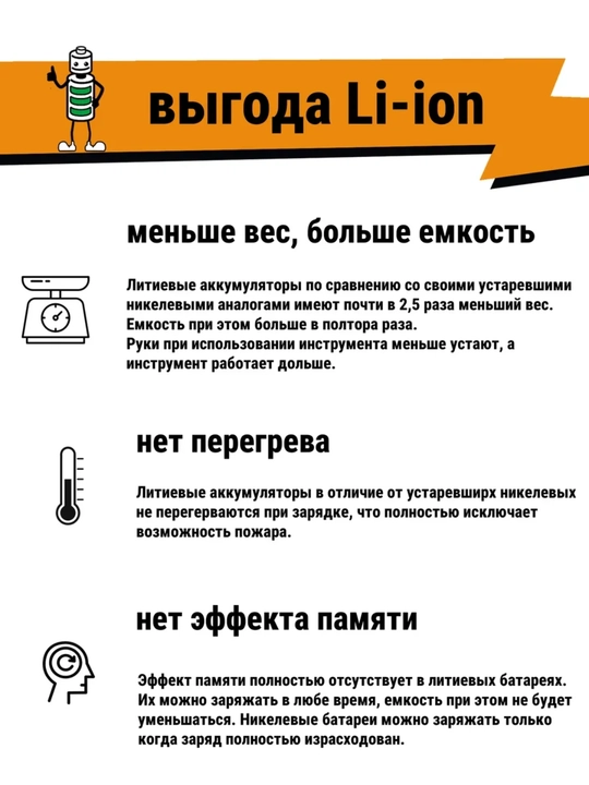 BIYOTI BYT-285 аккумулятор 16.8 в