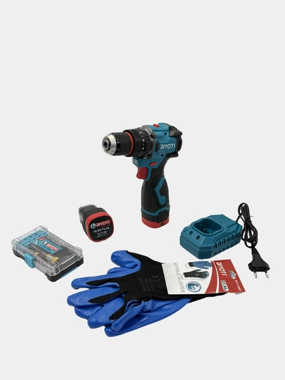 BIYOTI BYT-CD1015 PRO мощный ударный шуруповерт для дома и стройки