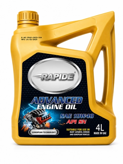 Rapide Advanced 10W-40 API SN 4L Yarim Sintetik Dvigatel Moyi