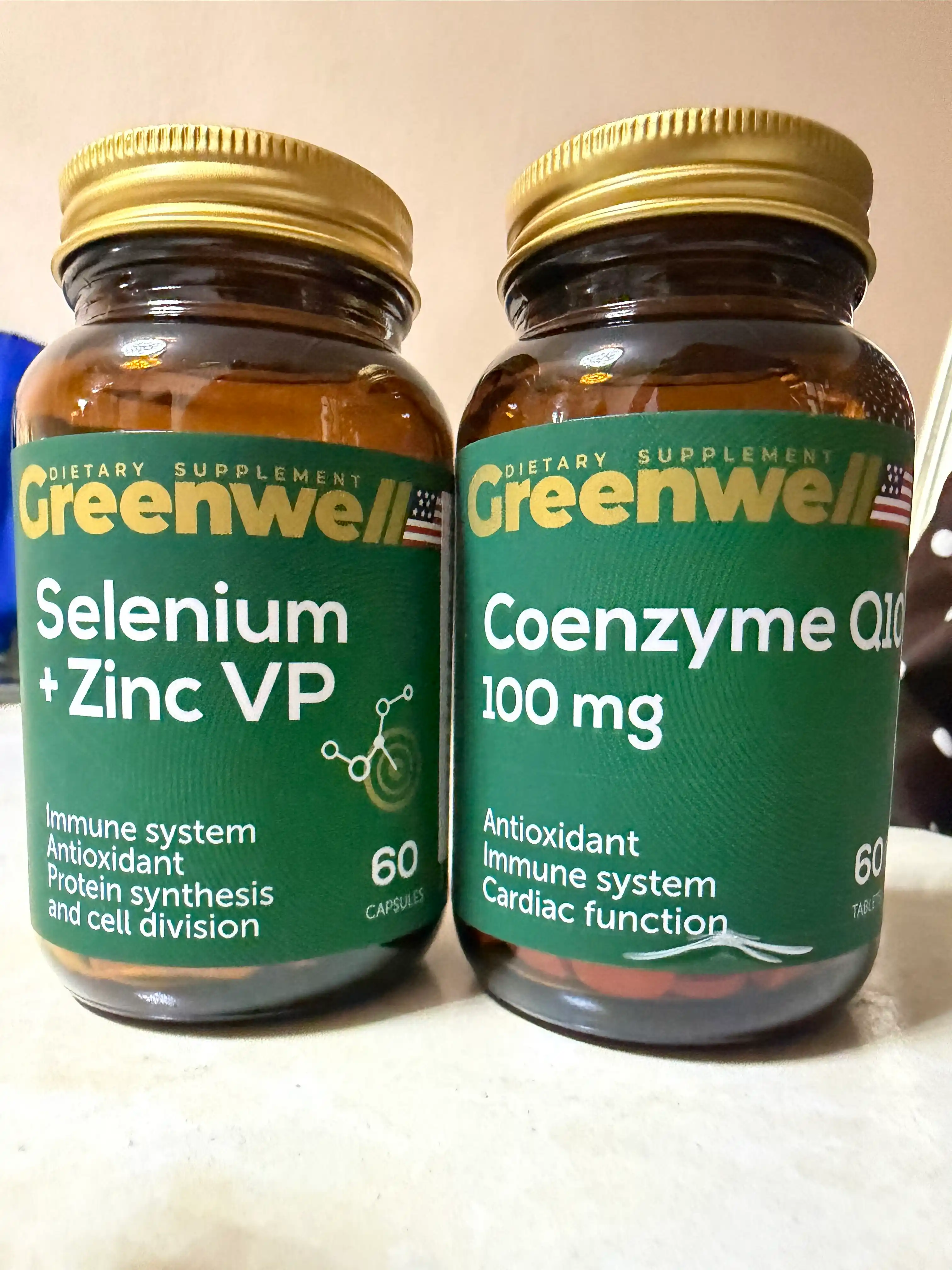 Greenwell Coenzyme Q10 100 мг, БАД для увеличение энергии и выносливости, 60 таб