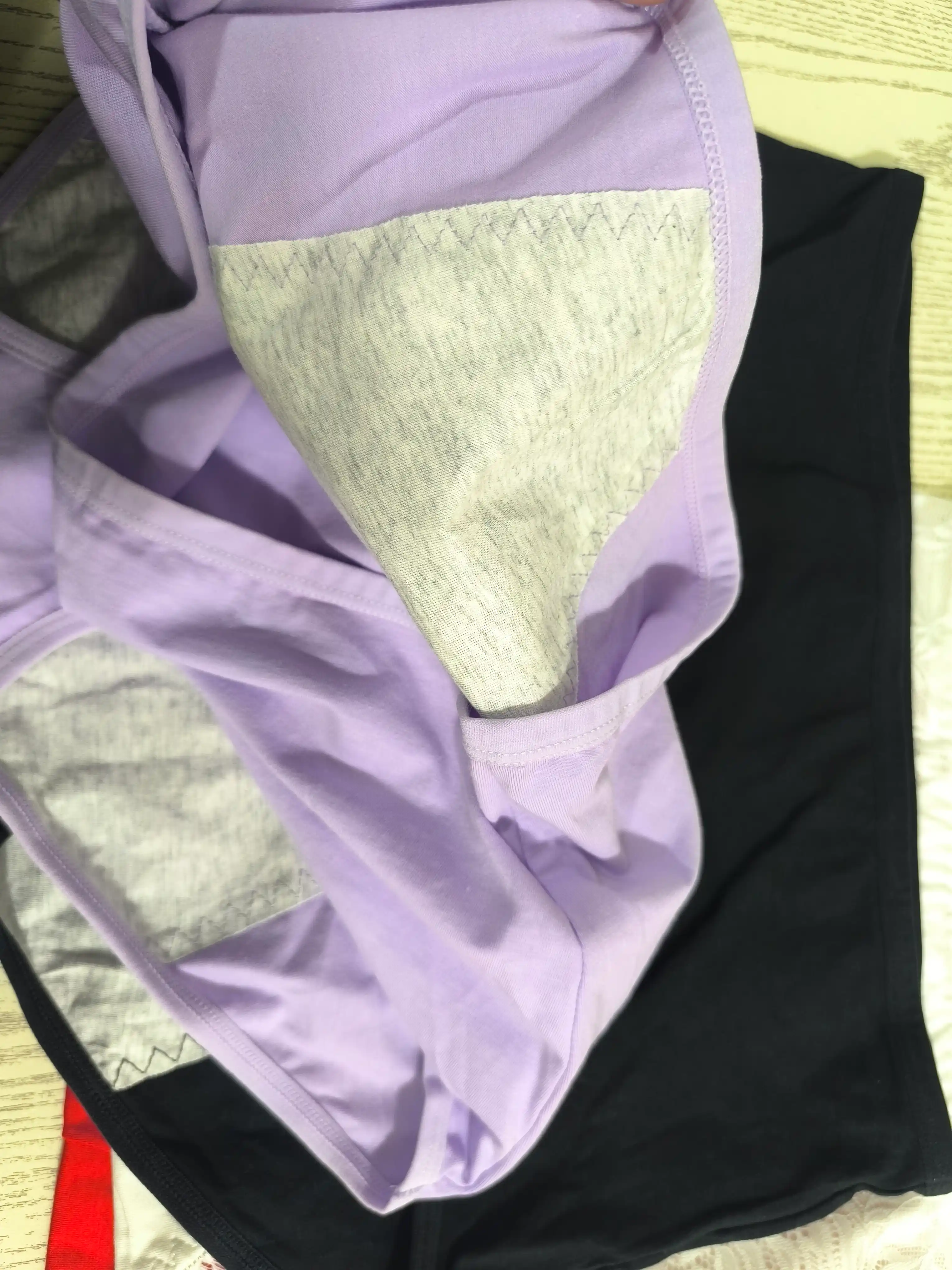Katta o'lchamli trusiklar, xayz sikli uchun, paxtali, XL-6XL