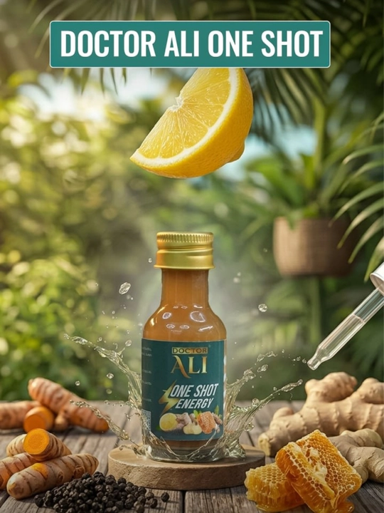 One Shot Energy, для энергии, Doctor Ali Organic-2 (1 упаковка из 30 штук по 30 мл)