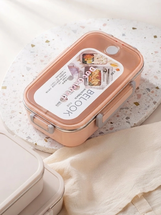 Ovqat uchun lanch-boks maktab tushlik idishi plastik oziq-ovqat sudogi - 