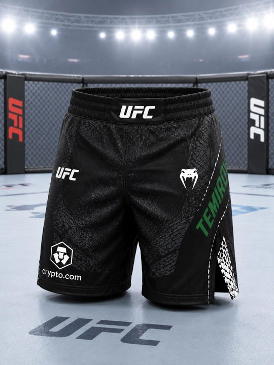 UFC Venum Temirov Erkaklar Sport Shortigi Qora - 