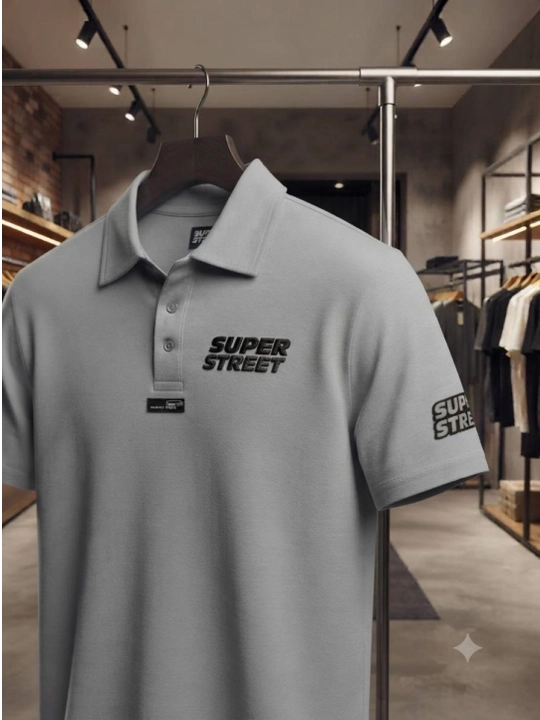 Erkaklar polo Super Street, 100% paxta, yozgi. Turkiyada ishlab chiqarilgan