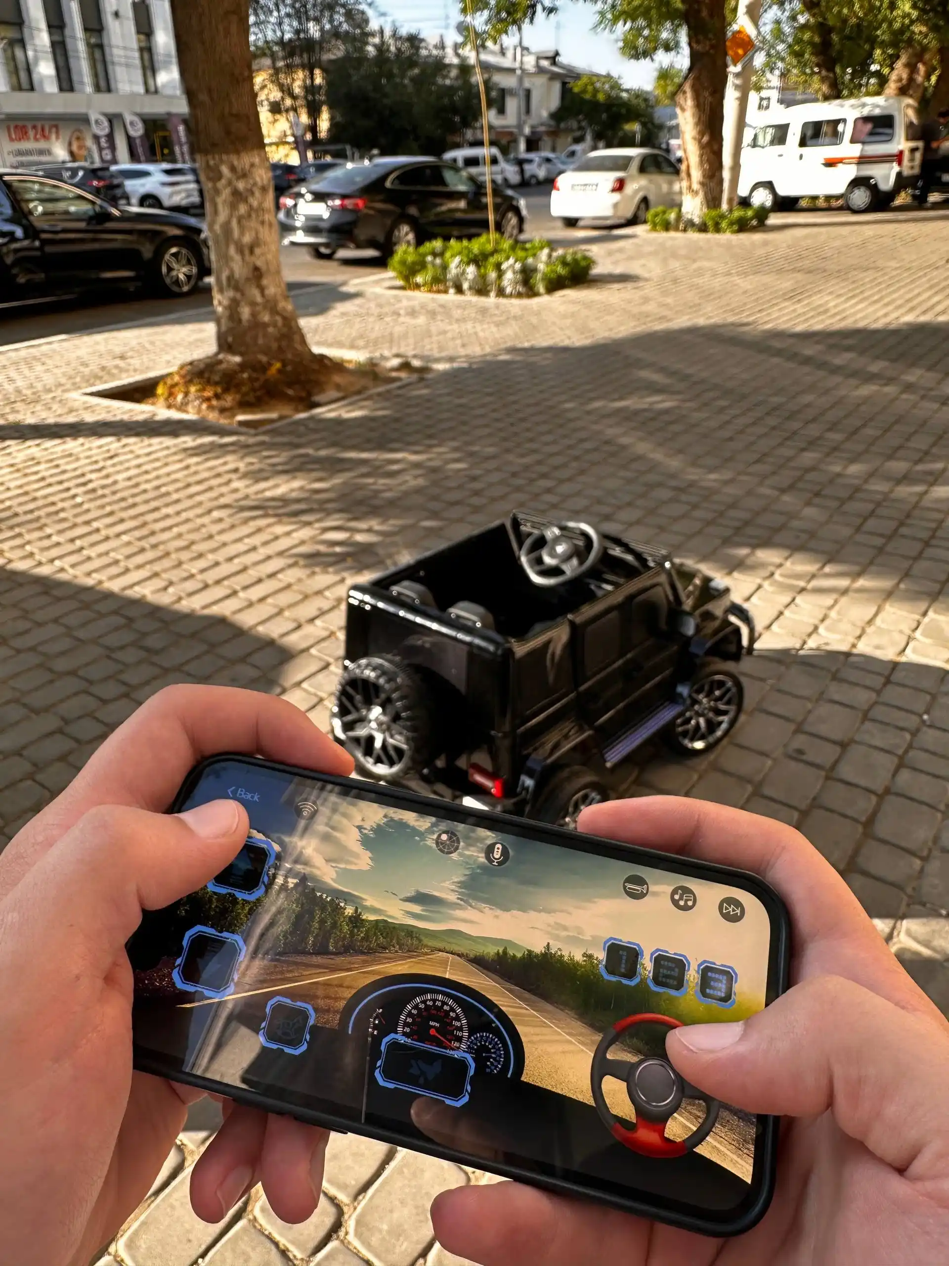 Детский электромобиль, Mercedes, Benz G-Class, AMG 4x4, Гелендваген, на пульте управления