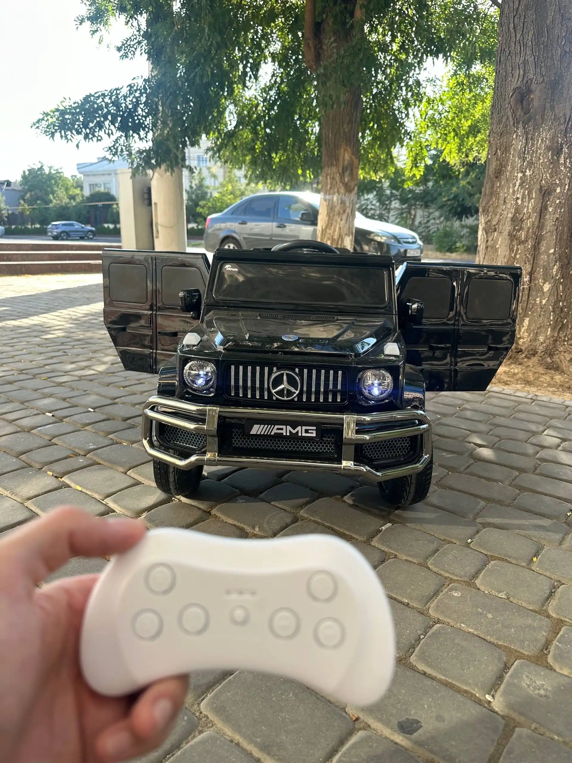 Детский электромобиль, Mercedes, Benz G-Class, AMG 4x4, Гелендваген, на пульте управления
