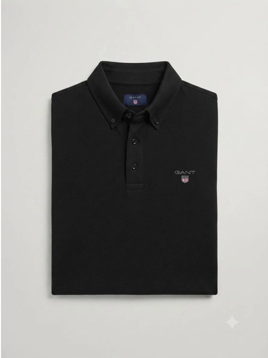 Erkaklar GANT polo futbolkasi, 50% paxta, yozgi, Turkiyada ishlab chiqarilgan