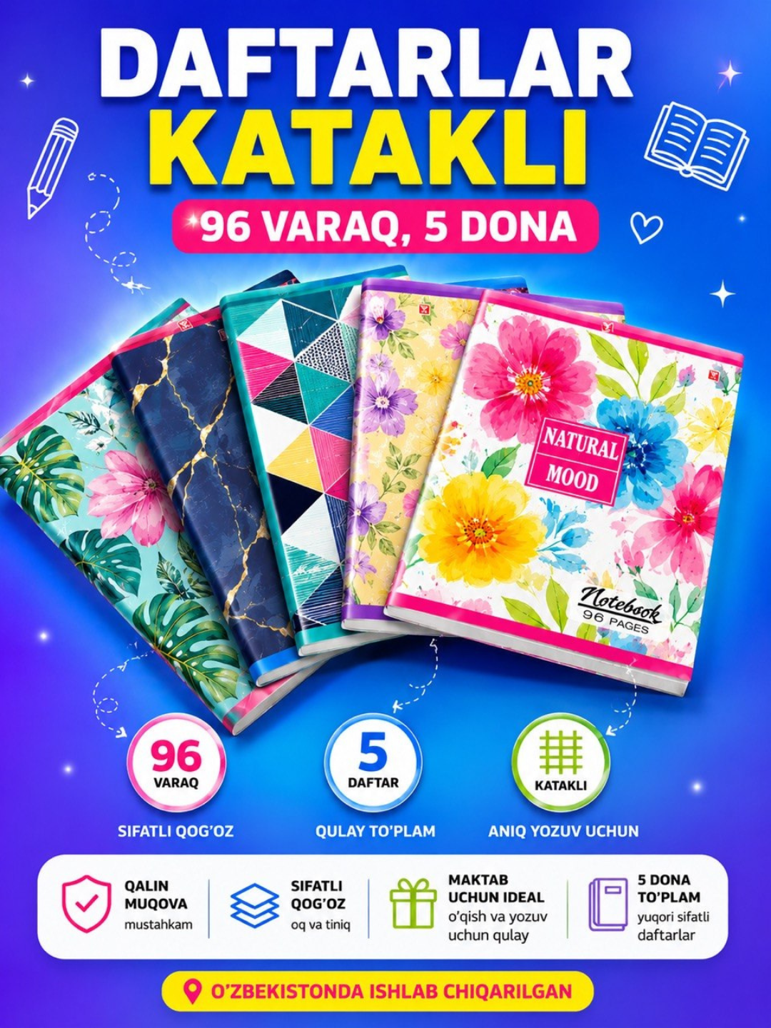 Umumiy daftar 96 varoq 3 va 5 talik - 