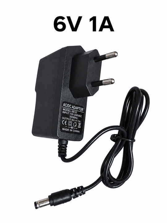 Сетевой адаптер питания AC/DC 3V/5V/6V/9V/12V 1A с круглыми DC-разъёмами