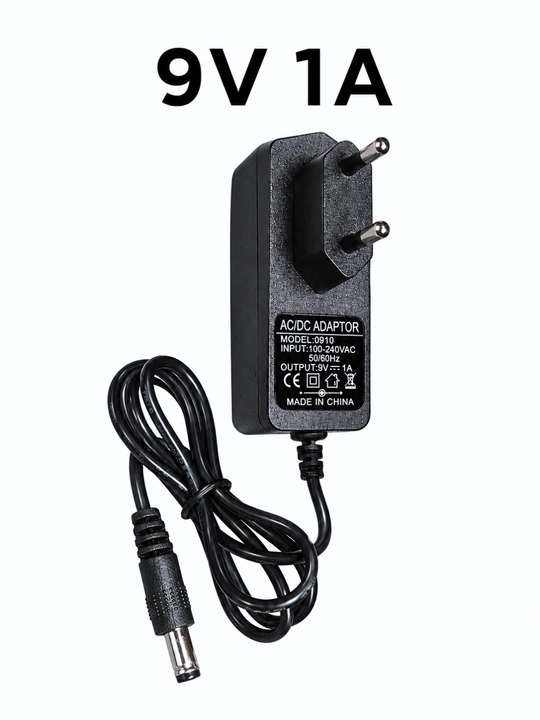 Сетевой адаптер питания AC/DC 3V/5V/6V/9V/12V 1A с круглыми DC-разъёмами