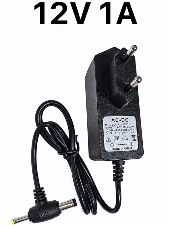 Сетевой адаптер питания AC/DC 3V/5V/6V/9V/12V 1A с круглыми DC-разъёмами