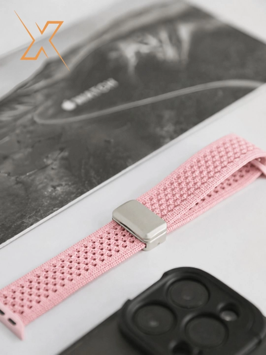 Ремешок X Braided Magnetic: плетеный, магнитный, дышащий, безразмерная регулировка