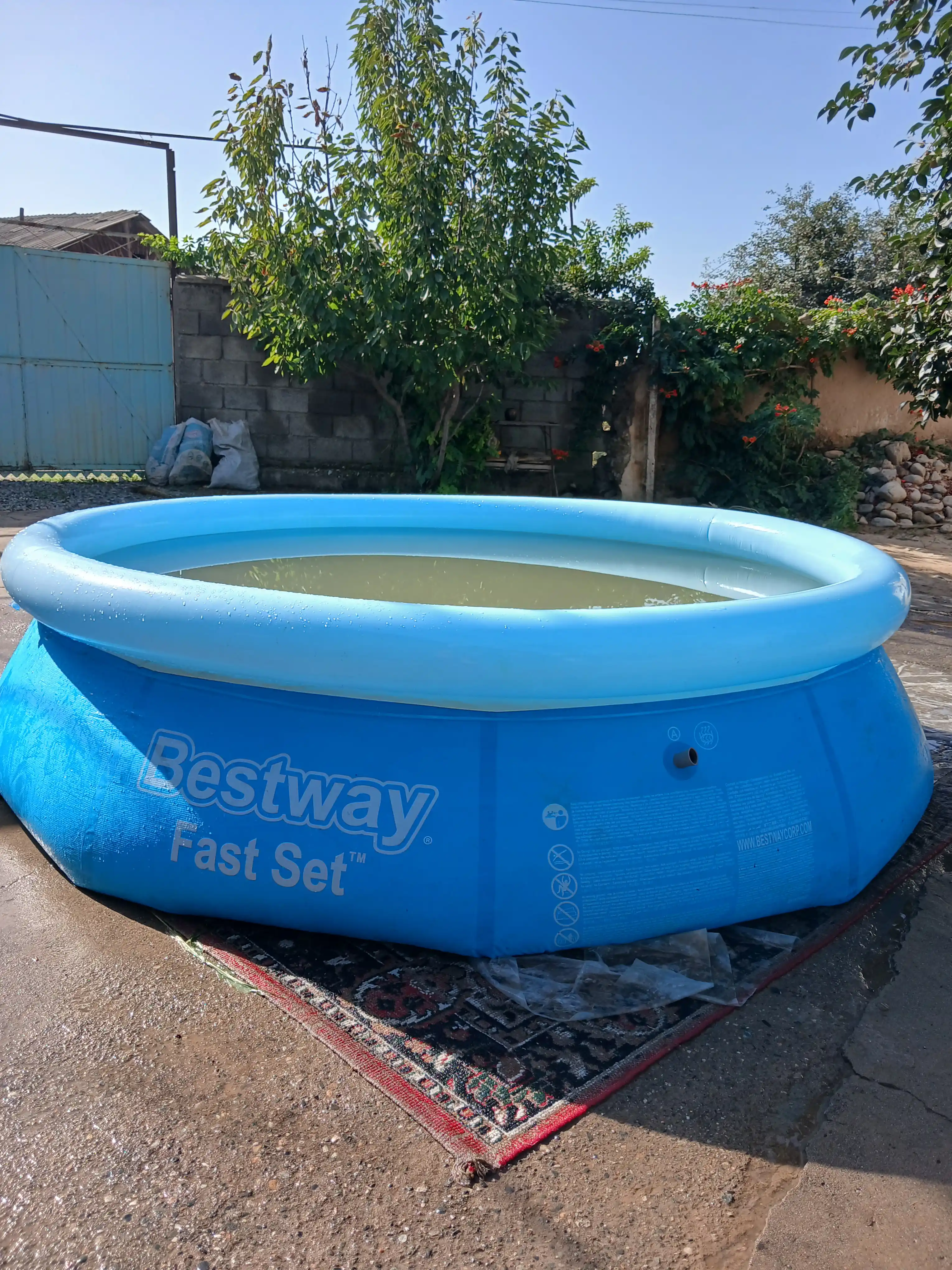 Надувной бассейн Bestway Fast Set, 940-5377 л, для детей и взрослых