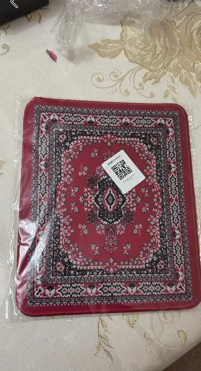 Sichqoncha uchun premium o‘yin tagligi fors gilami dizayni, sirpanishga qarshi