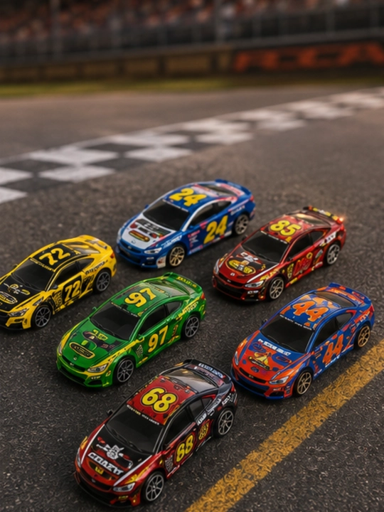 Набор игрушечных машинок Die-Cast Car Model, детские гоночные машинки для мальчиков 6 шт