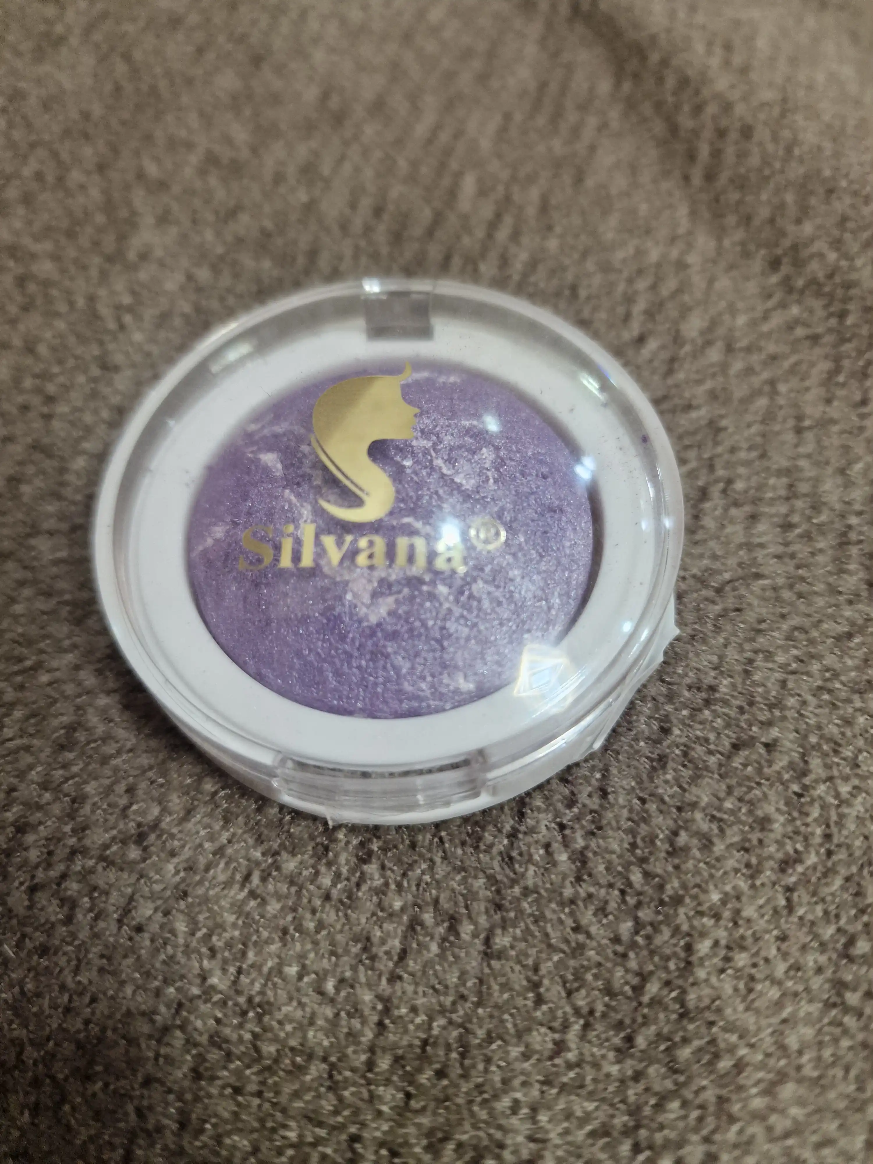 Моно тени для век SILVANA 10 цветов, с шиммером блестящие