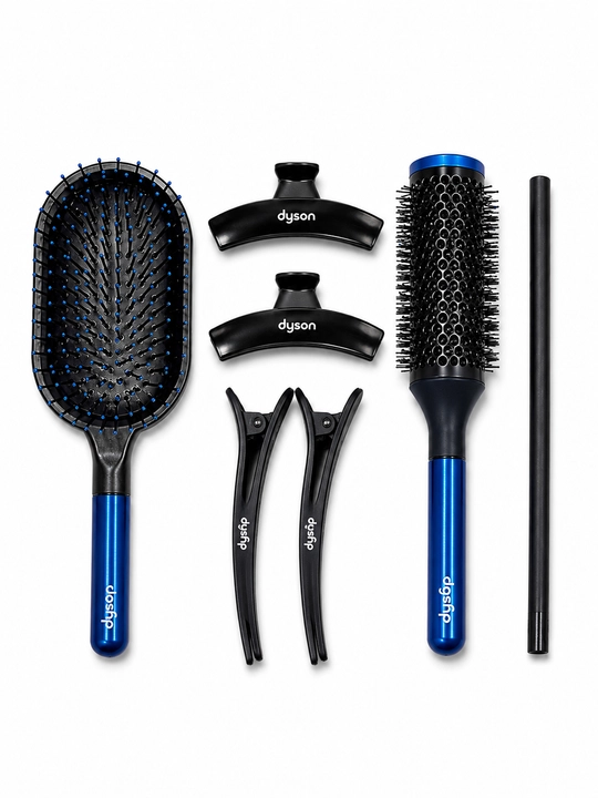 Dyson premium soch parvarishi to'plami, cho'tka va soch qisqichlari bilan