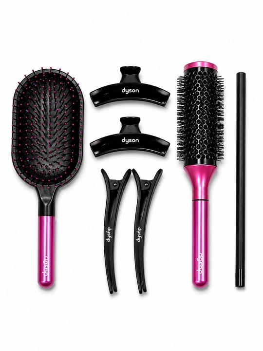 Dyson premium soch parvarishi to'plami, cho'tka va soch qisqichlari bilan