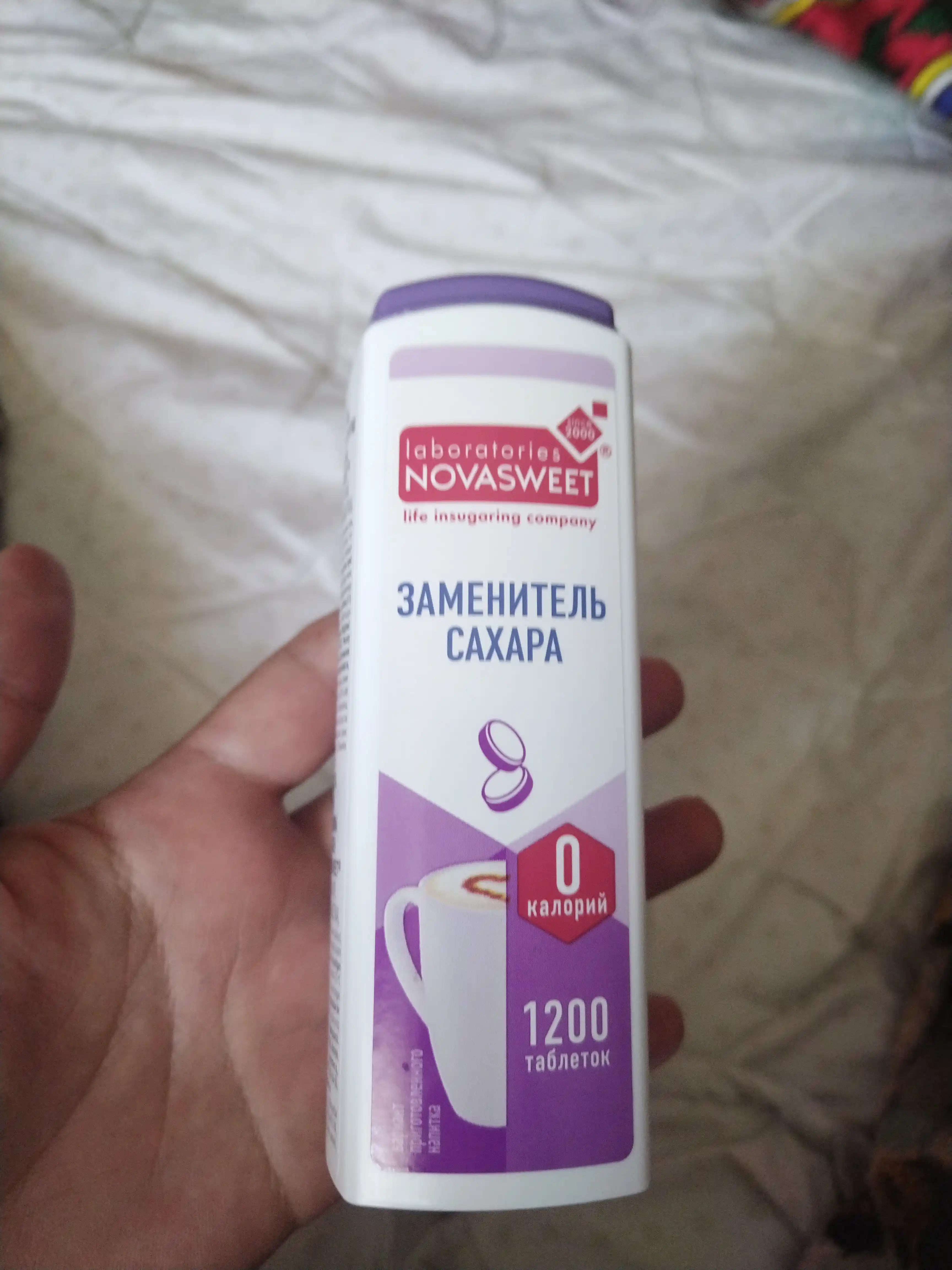 Столовый подсластитель NovaSweet, 1200 таблеток, 72 г