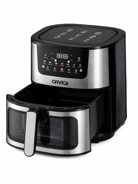 Аэрогриль ORVICA ORM-8851 12 л, 2800 Вт – Air Fryer, фритюрница без масла