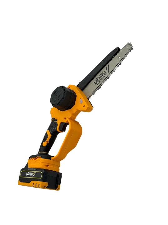 Аккумуляторная цепная пила Ubay UB-209BL, бесщеточный двигатель, 21 В, 2 аккумулятора 4 Ач