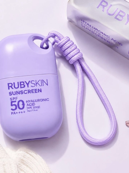 Quyoshdan himoya qiluvchi krem RUBYSKIN, SPF 50+, PA++++, kareya mahsuloti - 