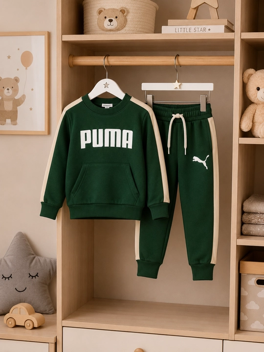 PUMA bolalar sport kostyumi 5, 6, 7 yosh o‘g‘il bola issiq triko kundalik kiyim