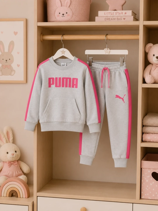 PUMA bolalar sport kostyumi 5, 6, 7 yosh o‘g‘il bola issiq triko kundalik kiyim