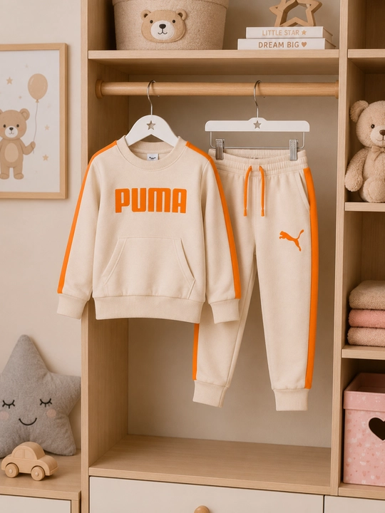 PUMA bolalar sport kostyumi 5, 6, 7 yosh o‘g‘il bola issiq triko kundalik kiyim