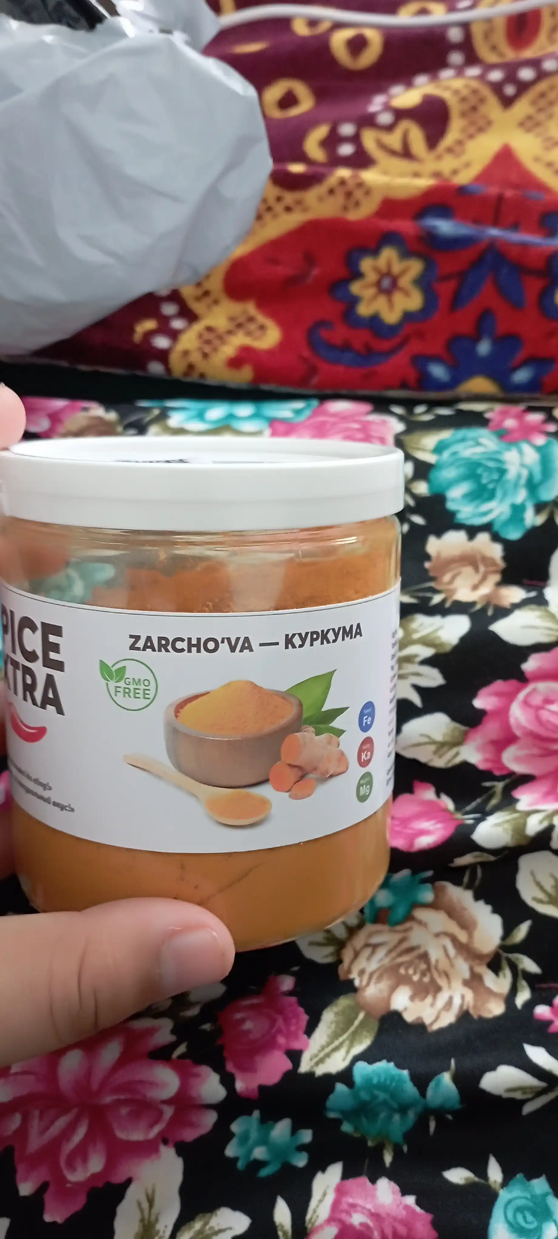 Kurkumа – Tabiiy maydalangan zarchava kukuni, 100% organik  100 g  200 g