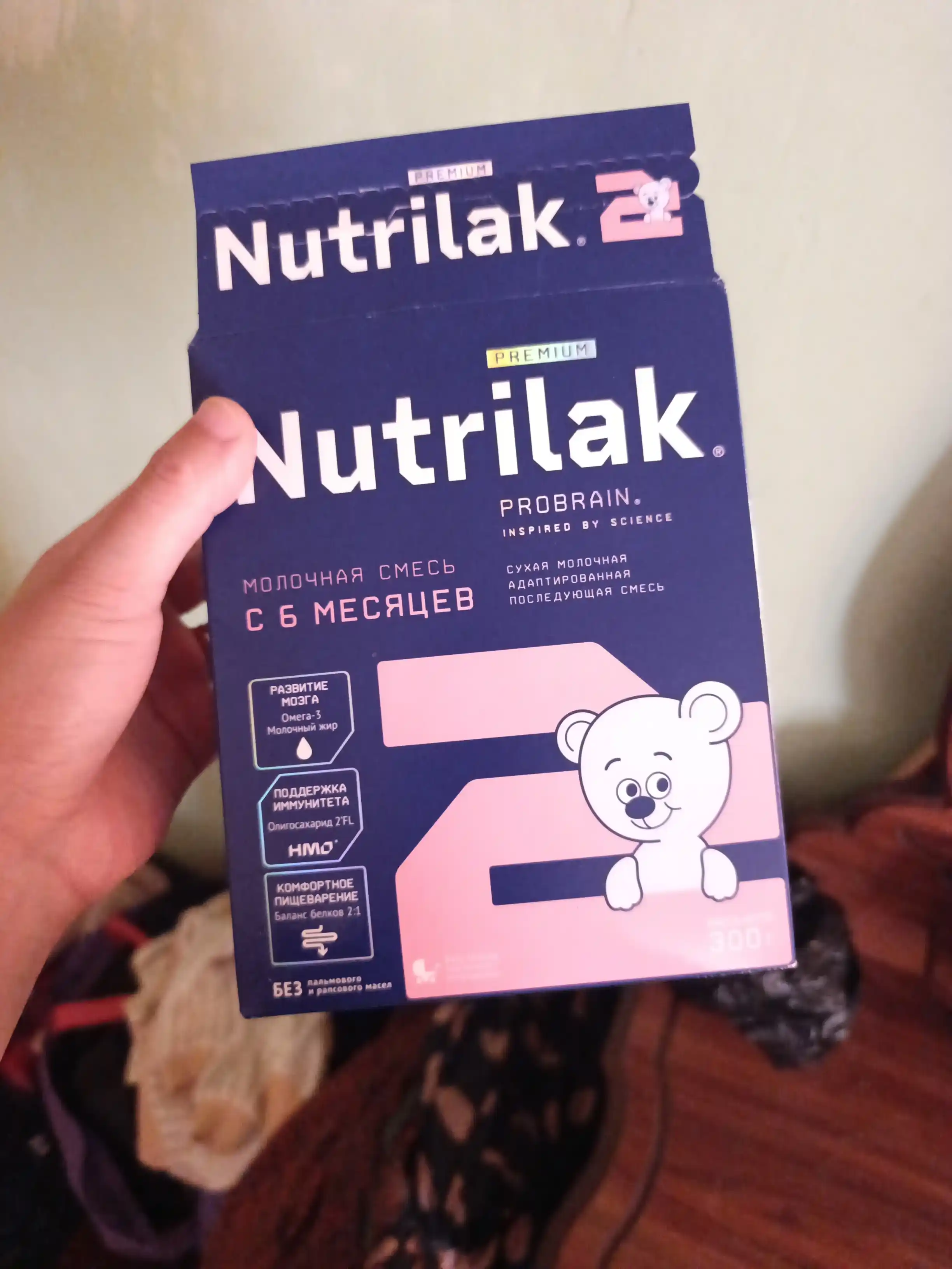 Quruq sutli aralashma Nutrilak Premium 2, keyingi, 300 g