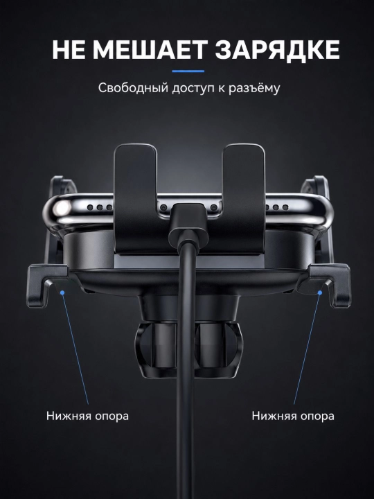 Автомобильный держатель для телефона, разные виды крепления
