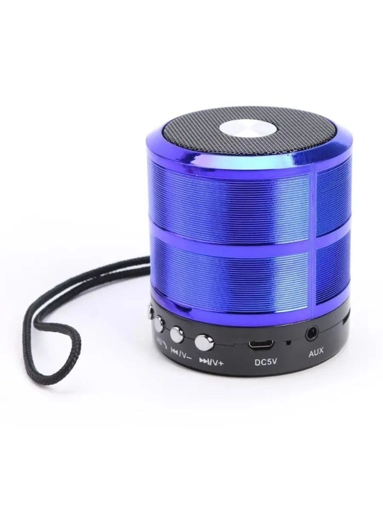 WS-887 Bluetooth Kolonka Simsiz Karnay FM Radio USB TF AUX Portativ Dinamik Qora