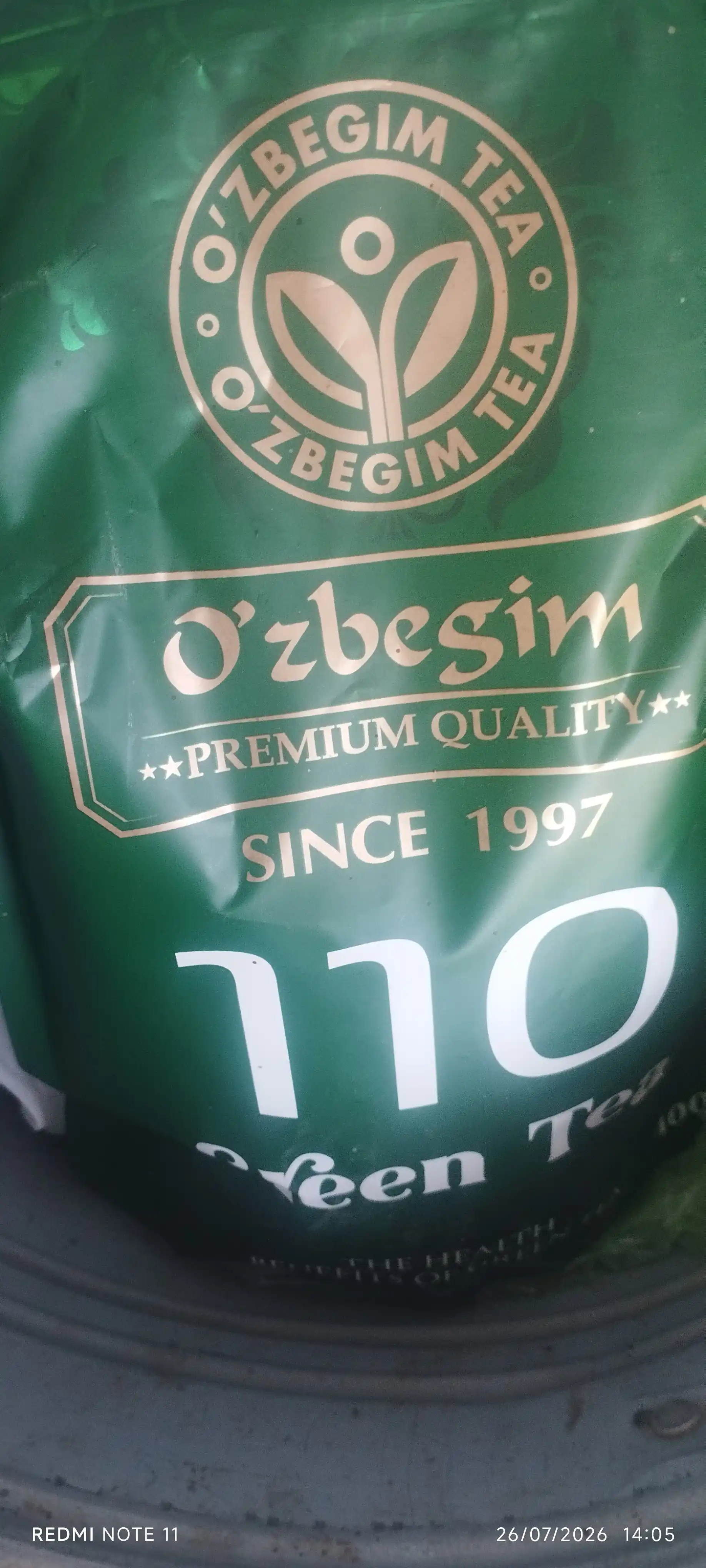 O'zbegim tea 110 ko'k choyi 400 gr