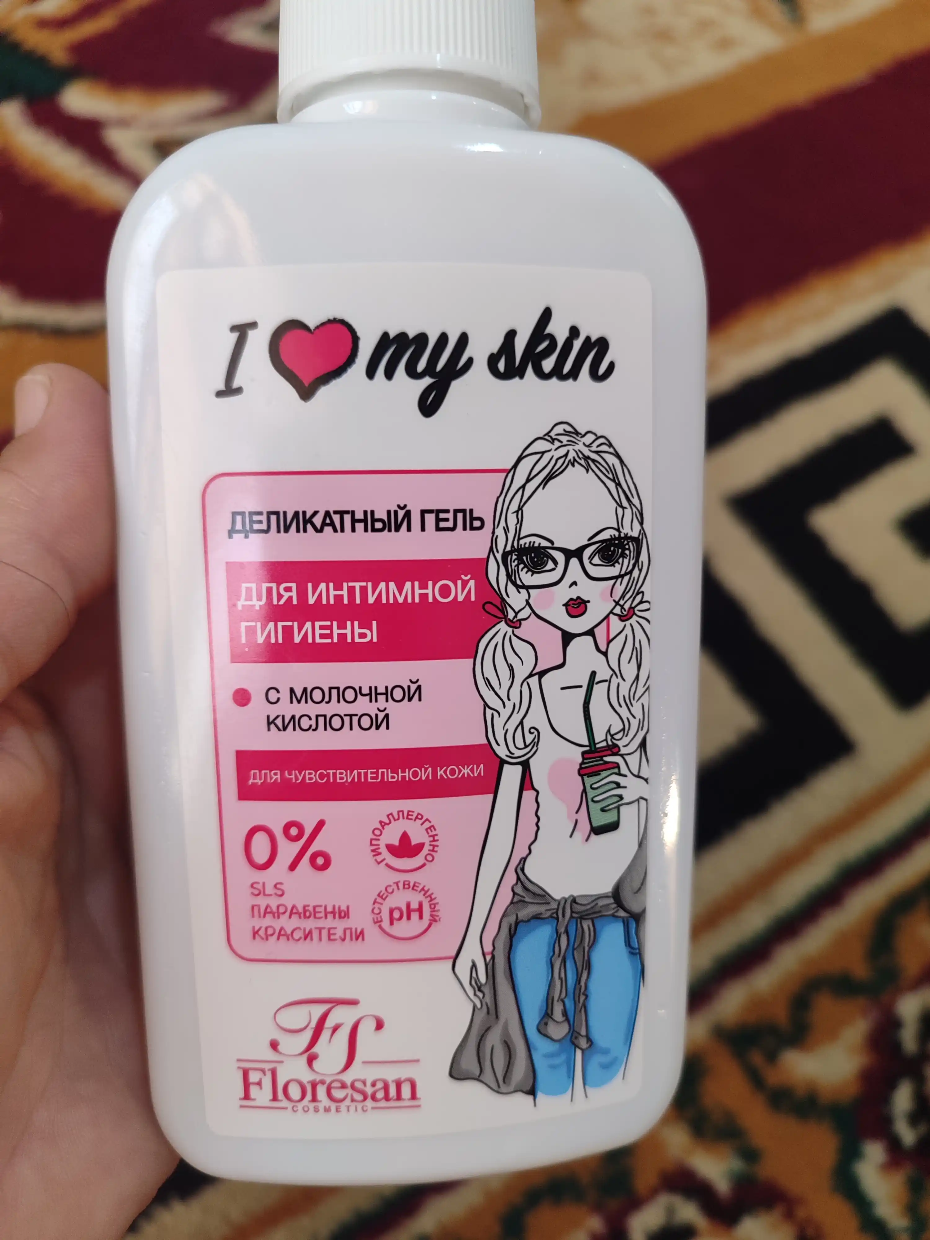 Intim gigiyena uchun nozik gel F-490 I Love My Skin, 250 ml