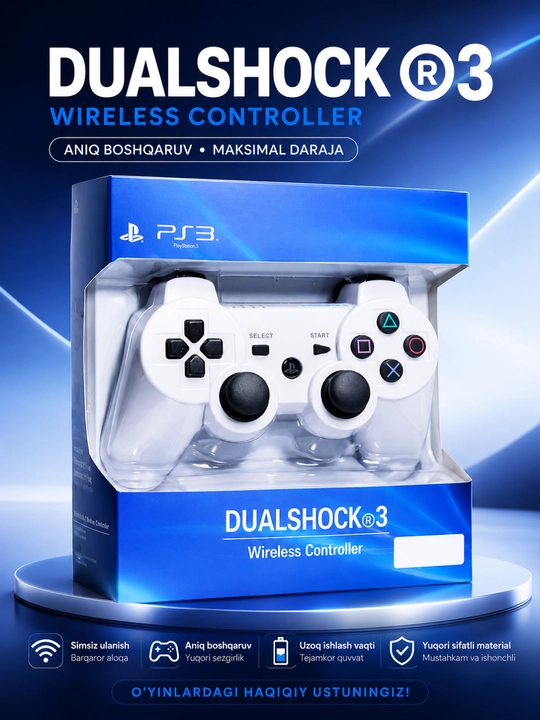 Беспроводной геймпад DualShock 3 для PS3 Bluetooth Wireless Controller - 