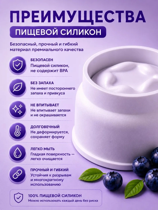 Силиконовая форма для корпусных десертов