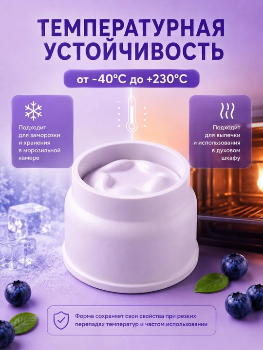 Силиконовая форма для корпусных десертов