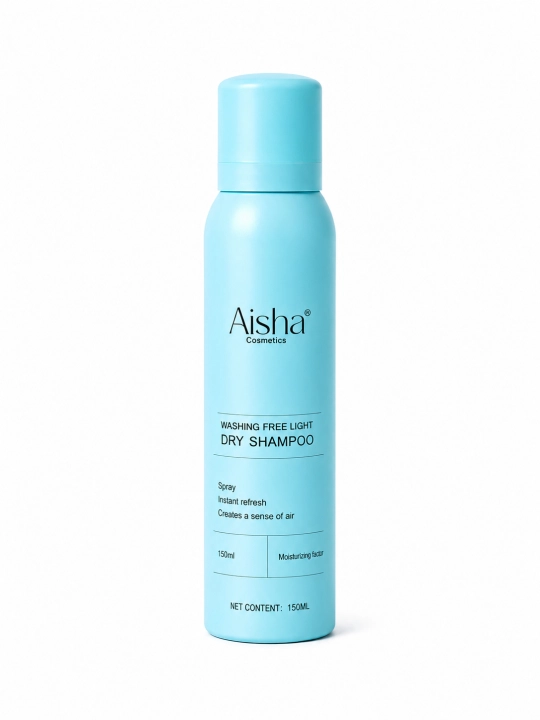 Сухой шампунь для волос. Спрей для объема Aisha. Aisha Cosmetics DRY SHAMPOO 150 мл