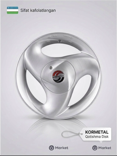 KORMETAL disklari, R13x114.3, 4 dona, Damas, Labo, Matiz - 