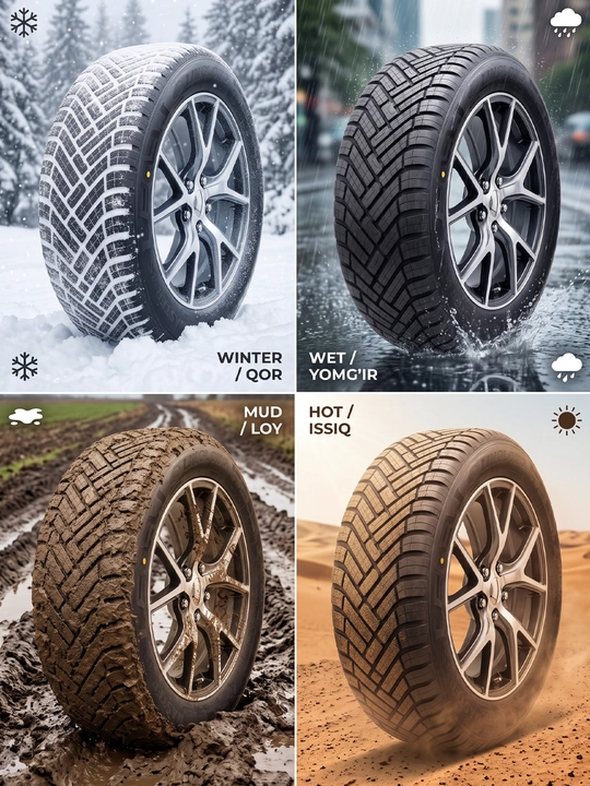 Linglong Grip Master 4S  — To'rt fasl (All Season), yengil avtomobillar uchun
