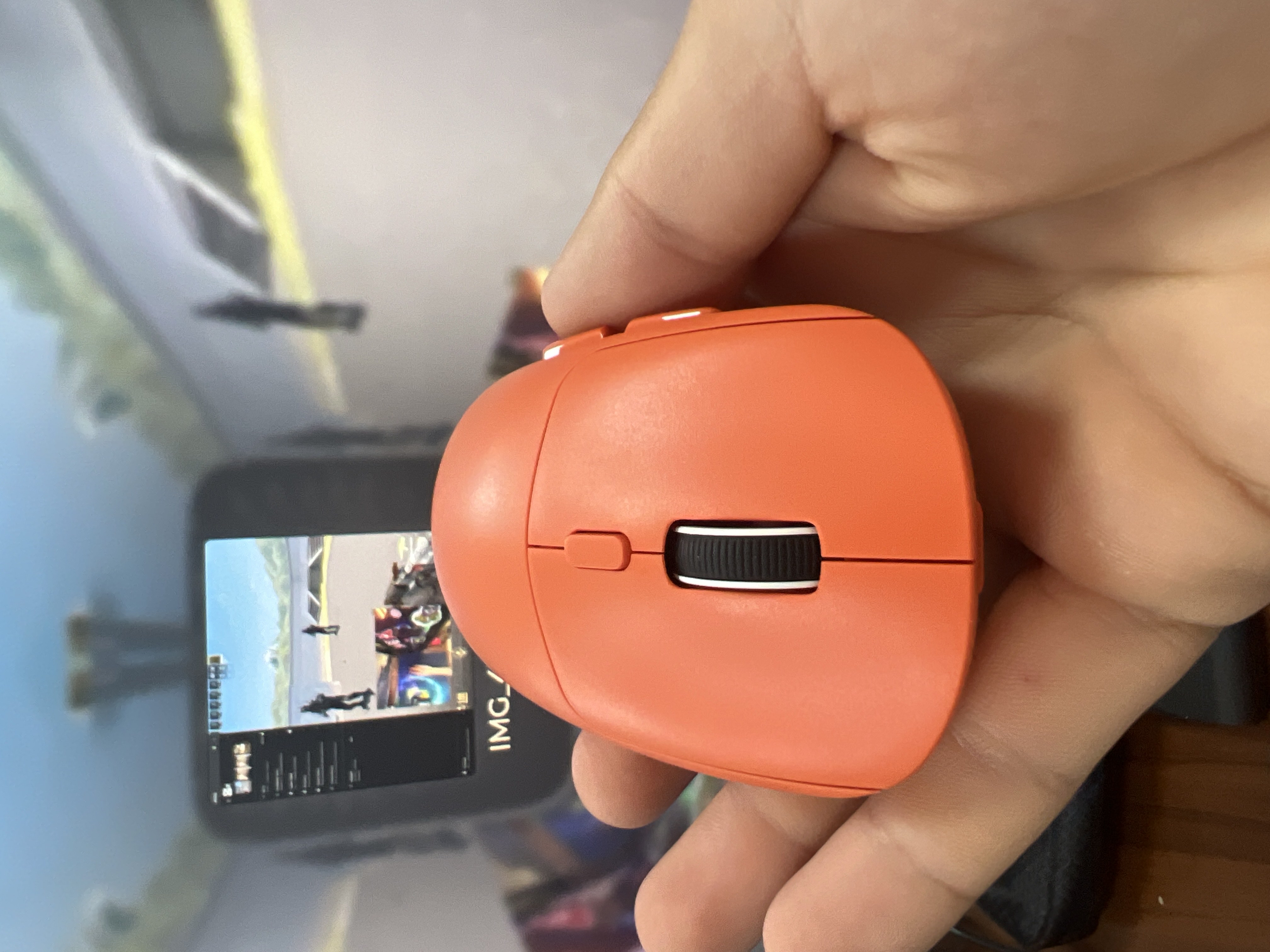 O'yin uchun simsiz sichqoncha, Bluetooth 5.0/2.4G. 8000 DPI